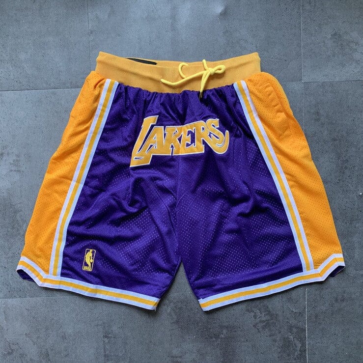 Lakers JUST DON Pants Purple