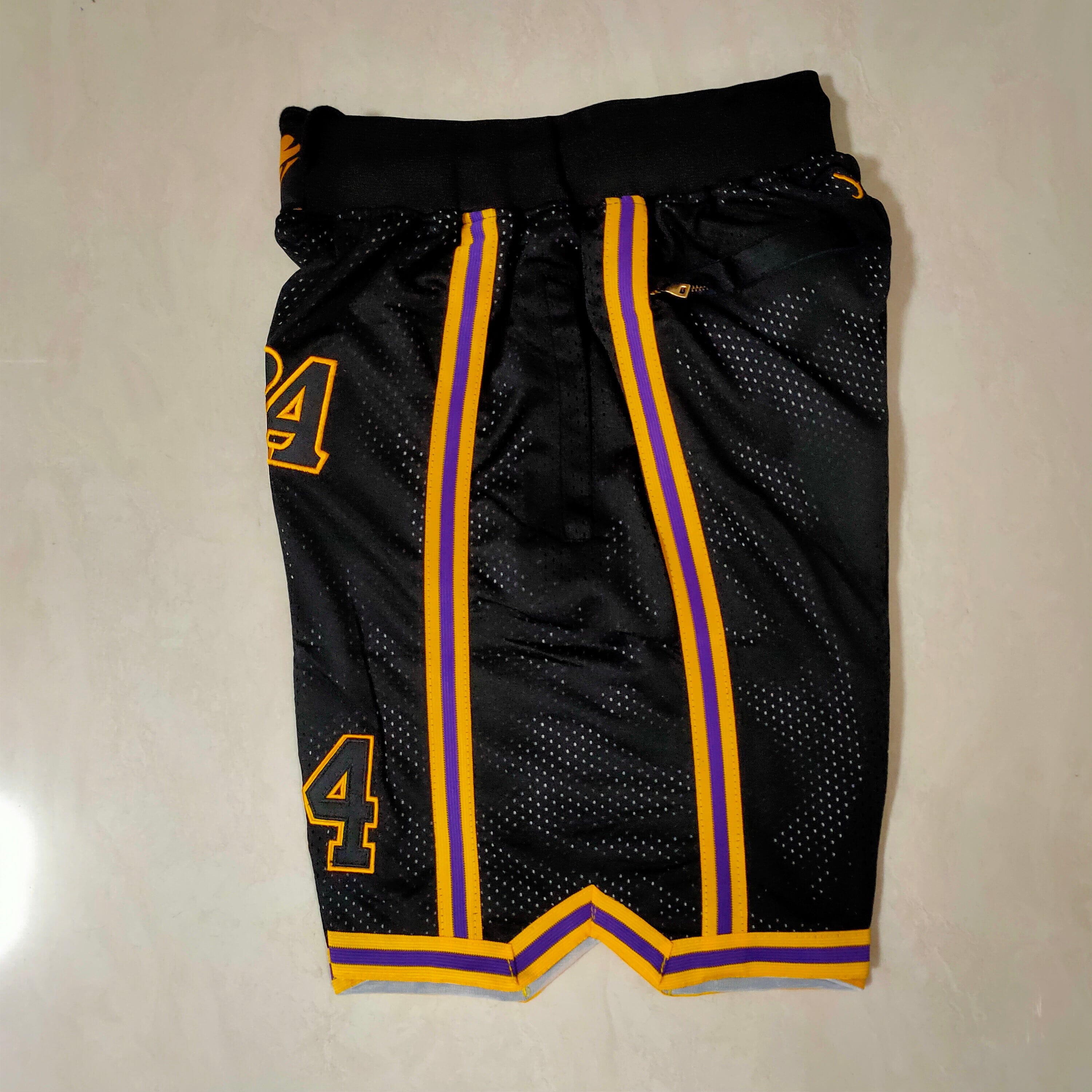 Lakers Kobe Black Mamba Pocket Shorts