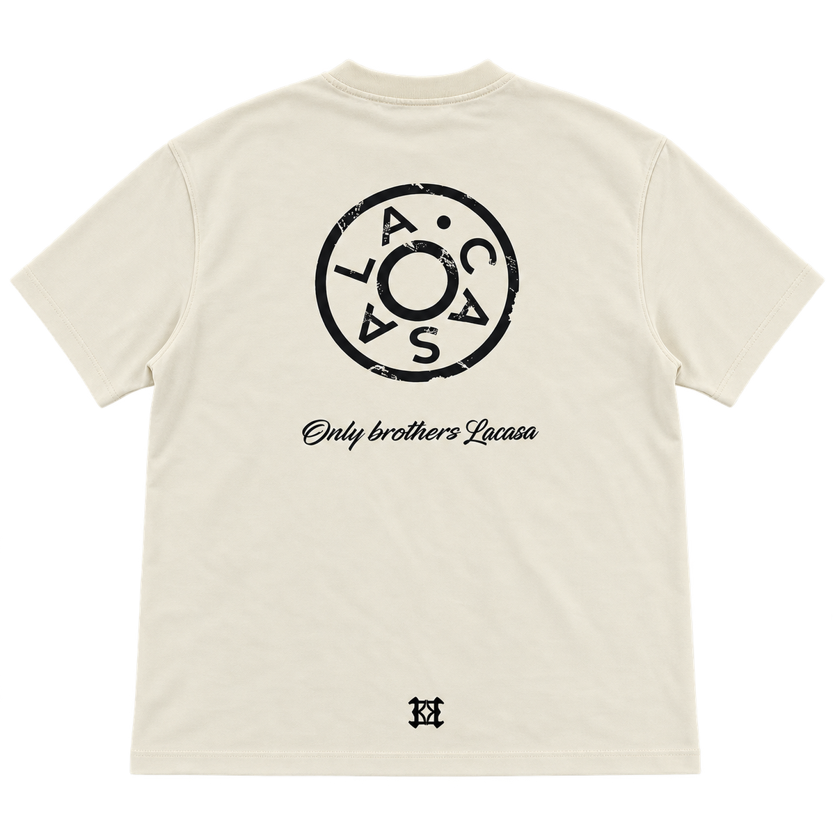 La Casa Only Brothers – חולצת טי — שמנת — אחורה