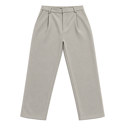 Tailored Essential – מכנס אלגנט — אפור בהיר — קדימה