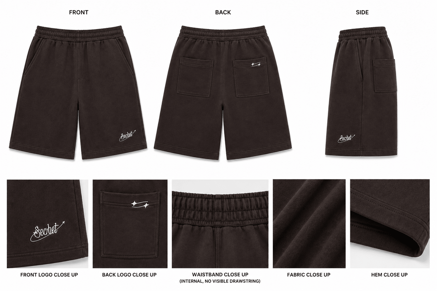 808 Longline Essential Shorts - 808 SECRETS