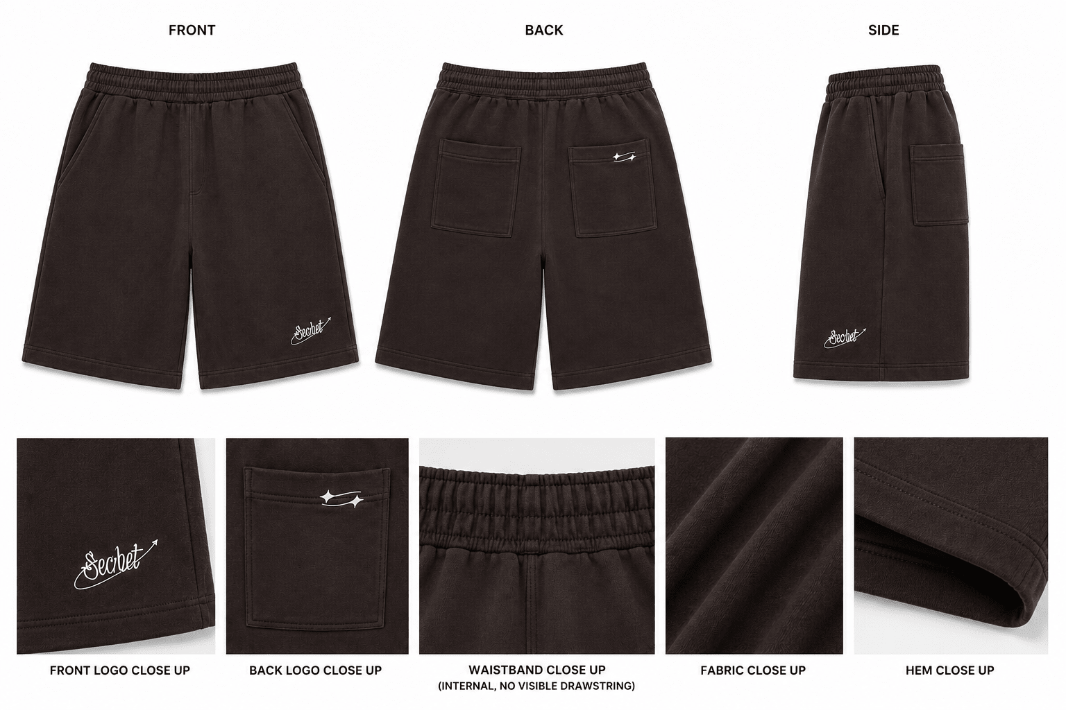 808 Longline Essential Shorts - 808 SECRETS