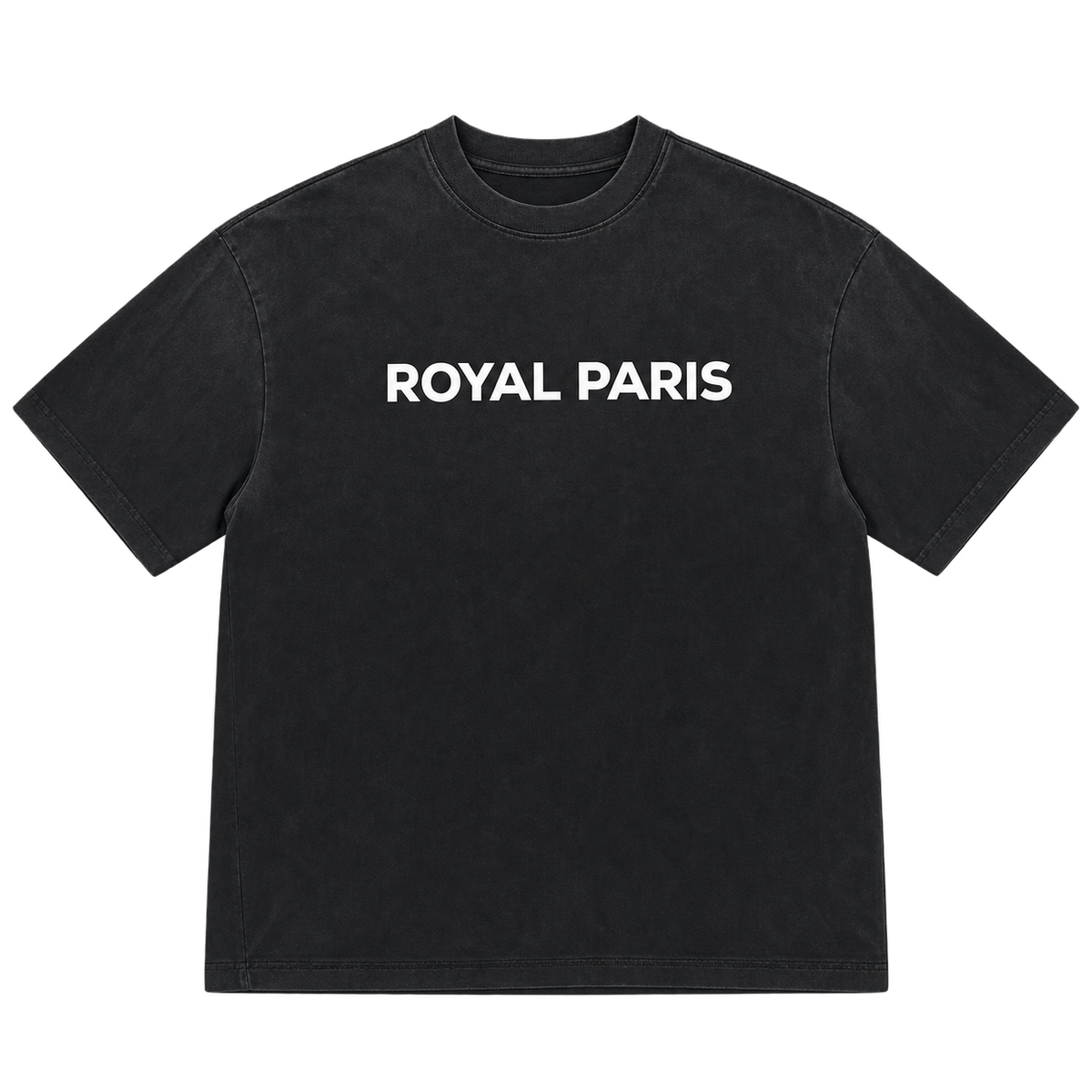 Royal Paris Miracles – חולצת טי ווש — שחור ווש — קדימה