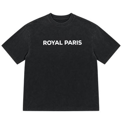 Royal Paris Miracles – חולצת טי ווש — שחור ווש — קדימה
