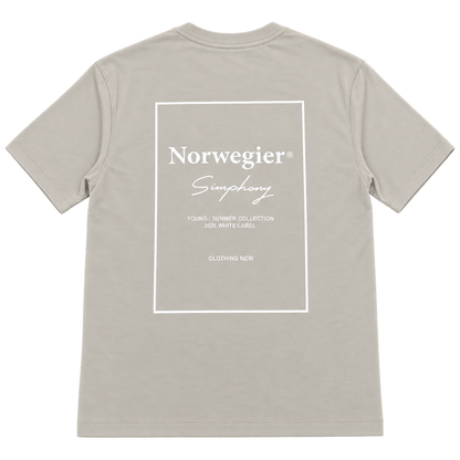 Norwegier Simphony – חולצת טי — אפור בהיר — אחורה