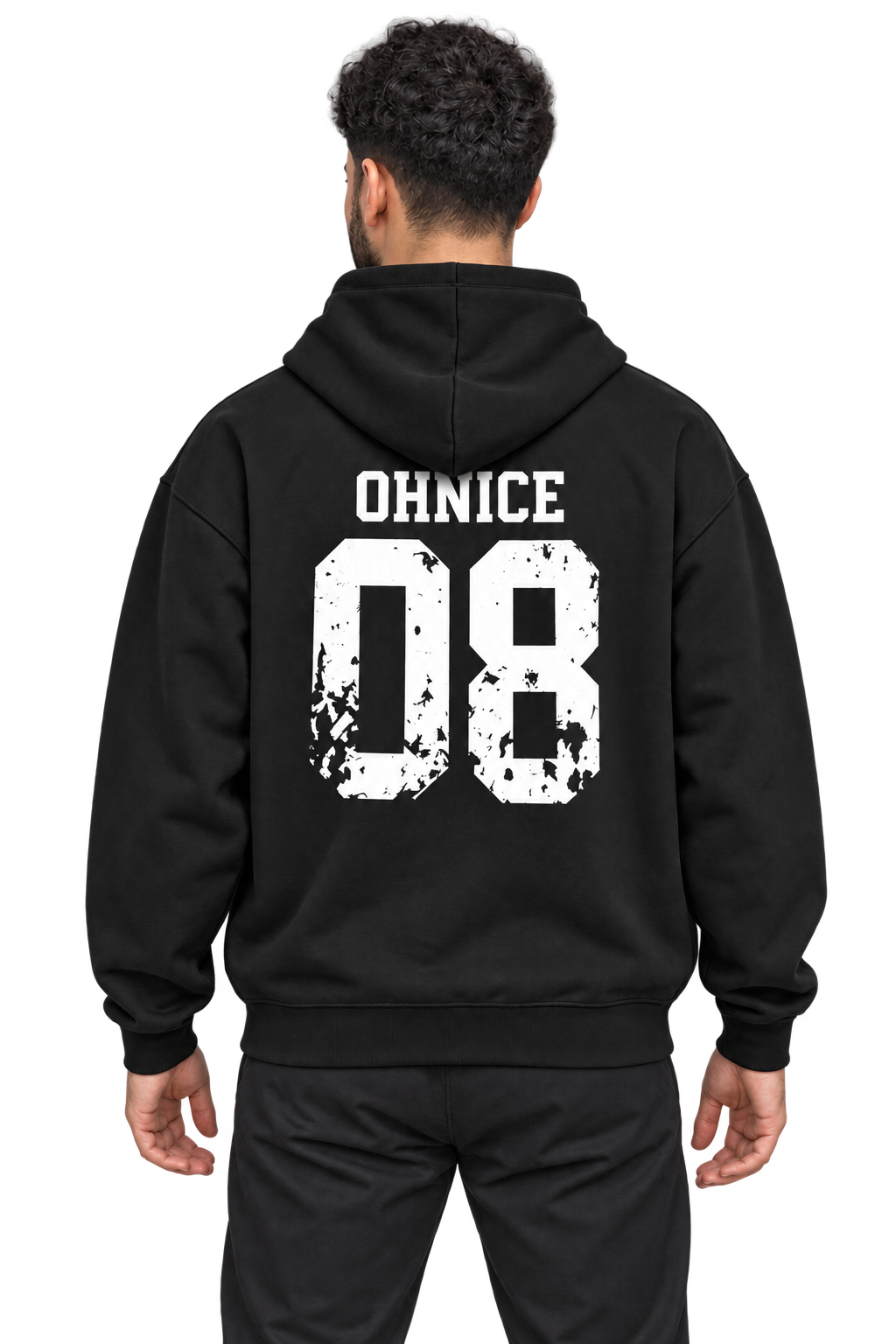 OHNICE 08 black — model back