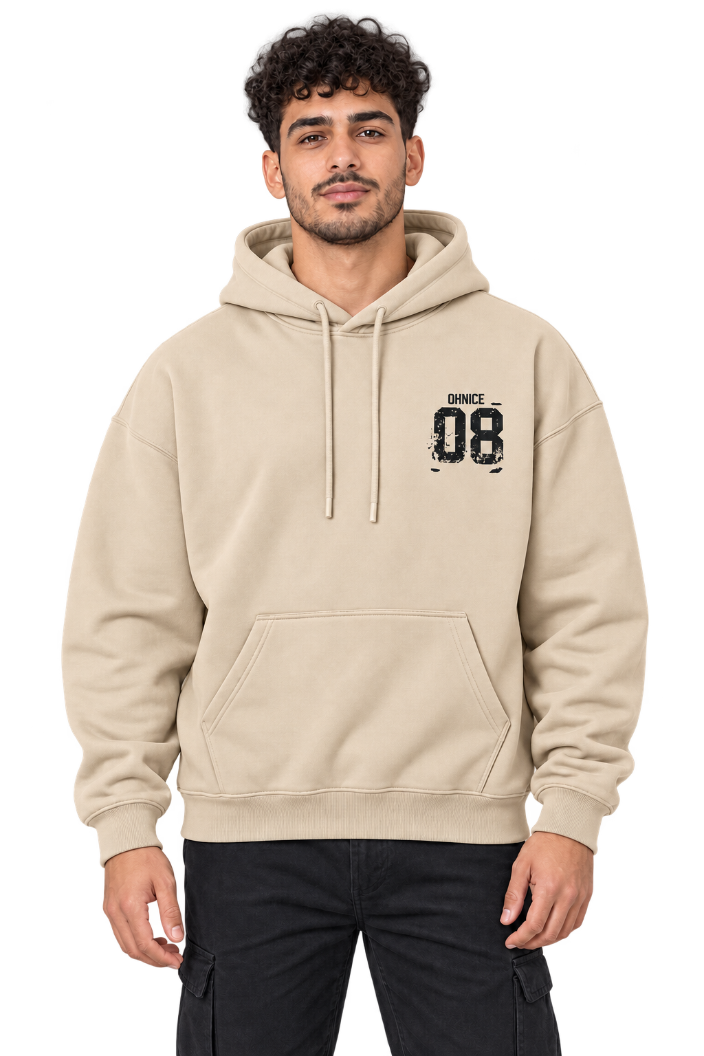OHNICE 08 cream — model front