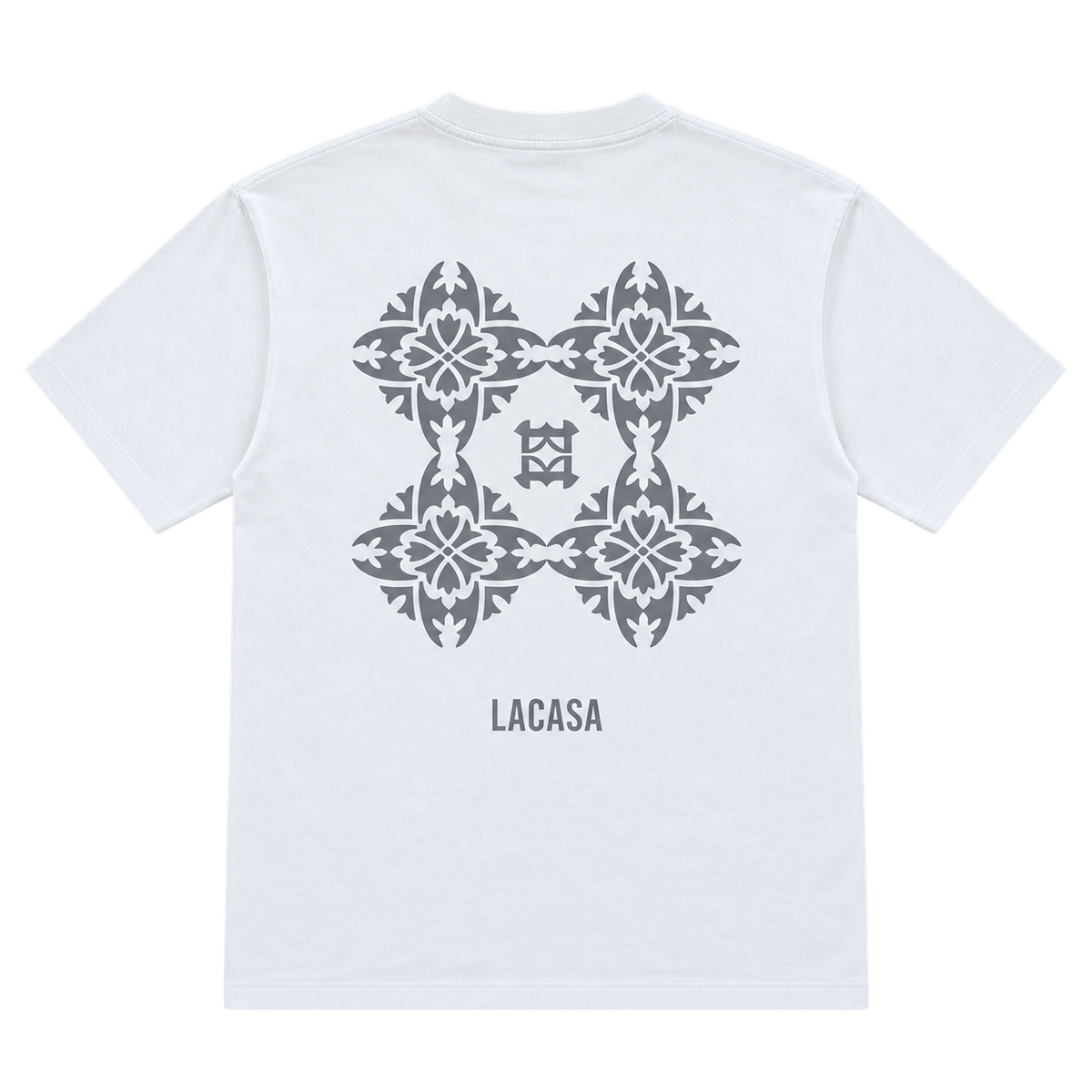 La Casa Ornament white — back