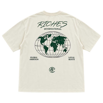 Riches International – חולצת פרימיום — שמנת — אחורה