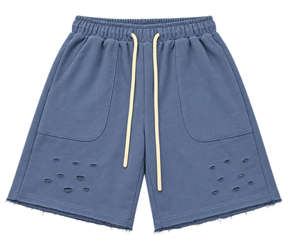 שורט Raw Pocket בצבע כחול — צילום מוצר ללא רקע