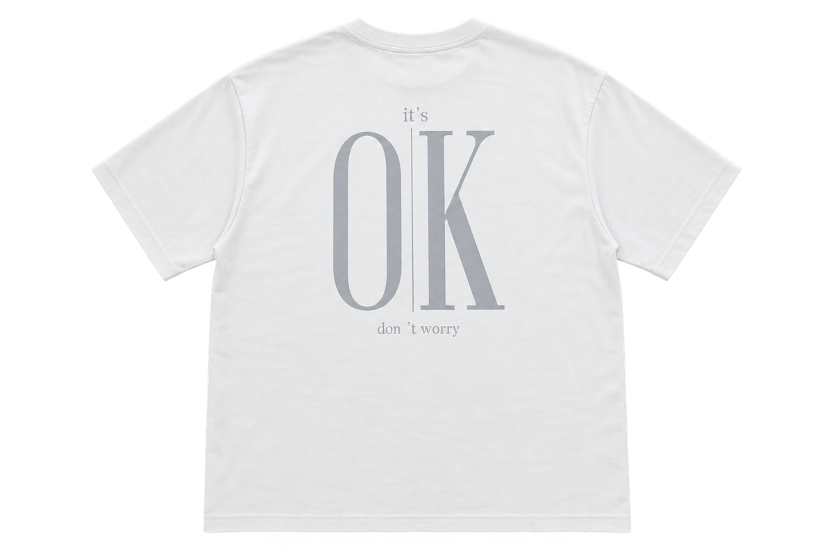 חולצת OK — white-back