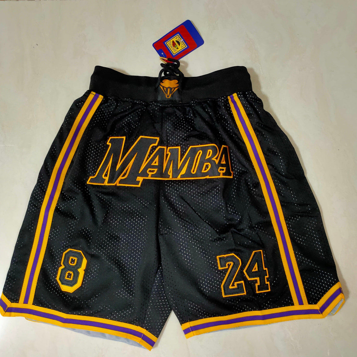 Lakers Kobe Black Mamba Pocket Shorts