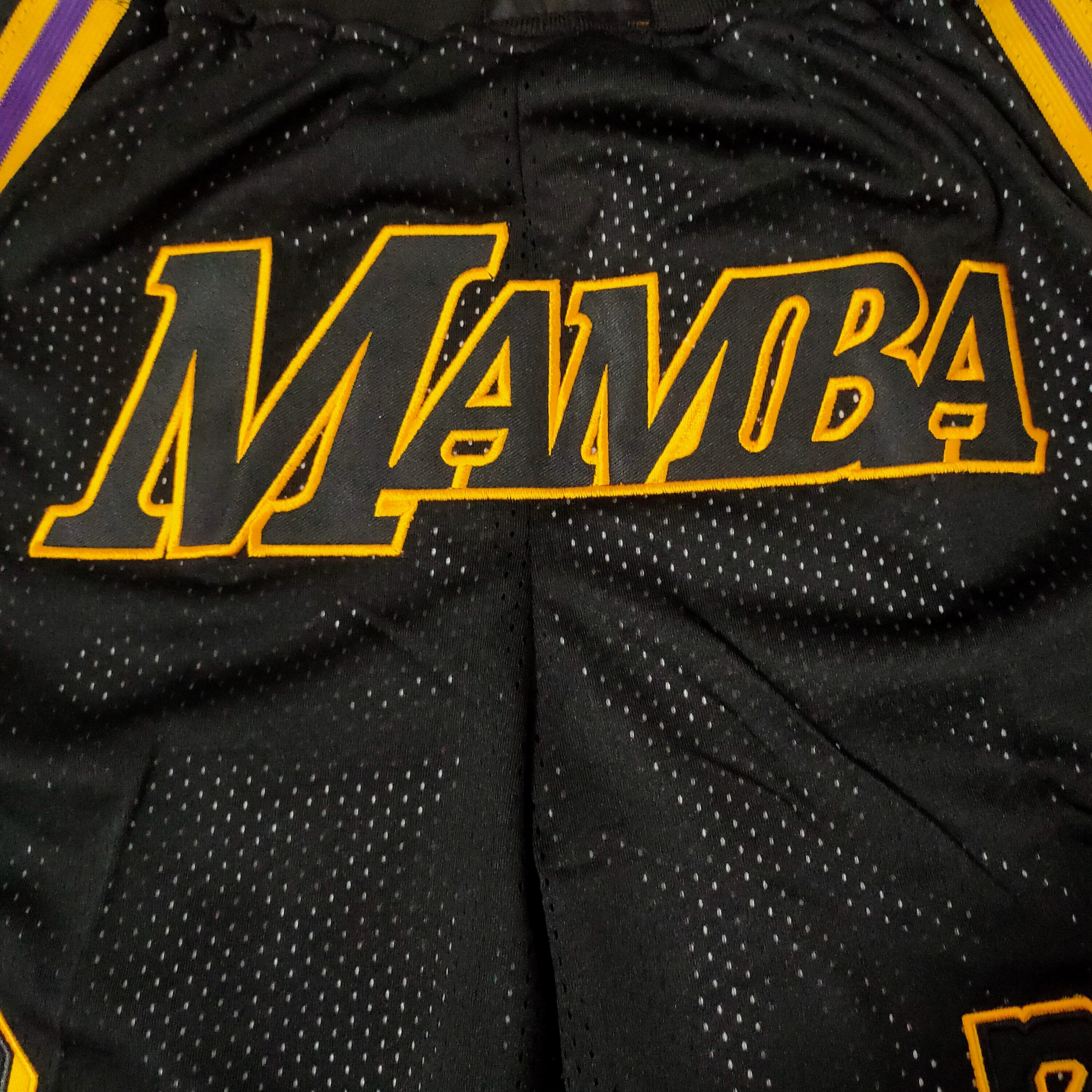 Lakers Kobe Black Mamba Pocket Shorts