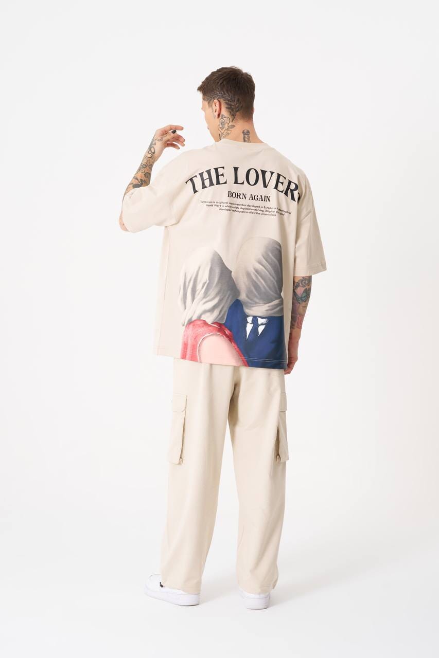 Oversize paris (Lover Beige) חולצת 808