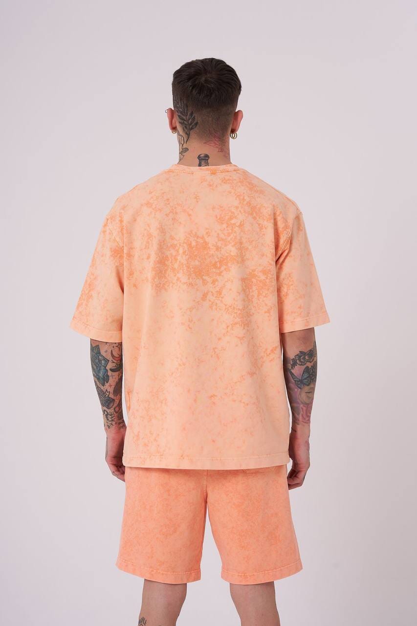 Oversize paris (Orange) חולצת 808