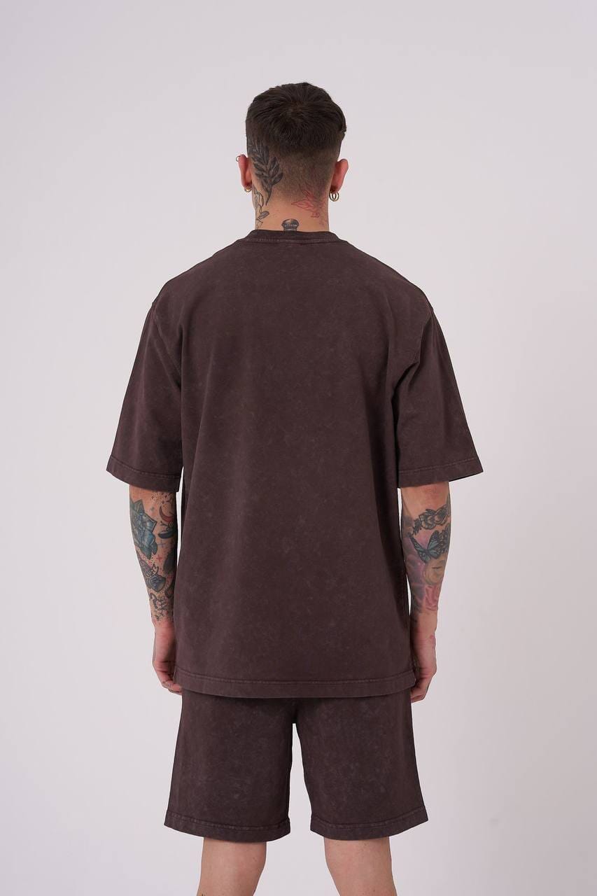 Oversize paris (Brown) חולצת 808