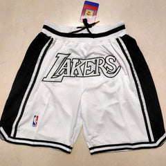 Lakers Black and White short