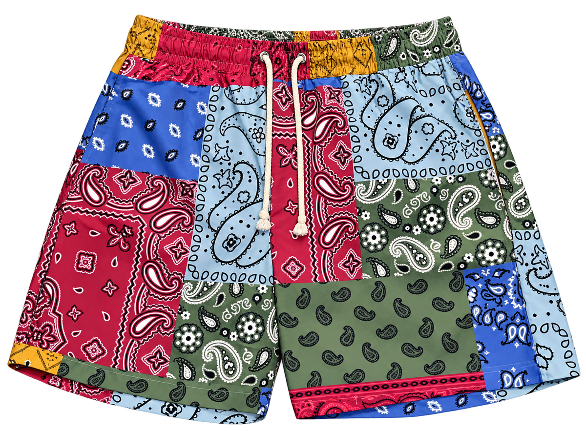Bandana Patchwork – בגד ים טלאים — 2 ב־149 ₪ - 808 SECRETS