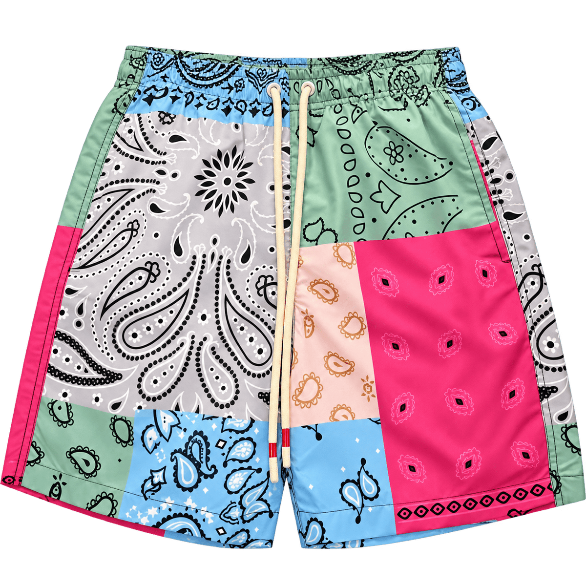 Bandana Patchwork – בגד ים טלאים - 808 SECRETS