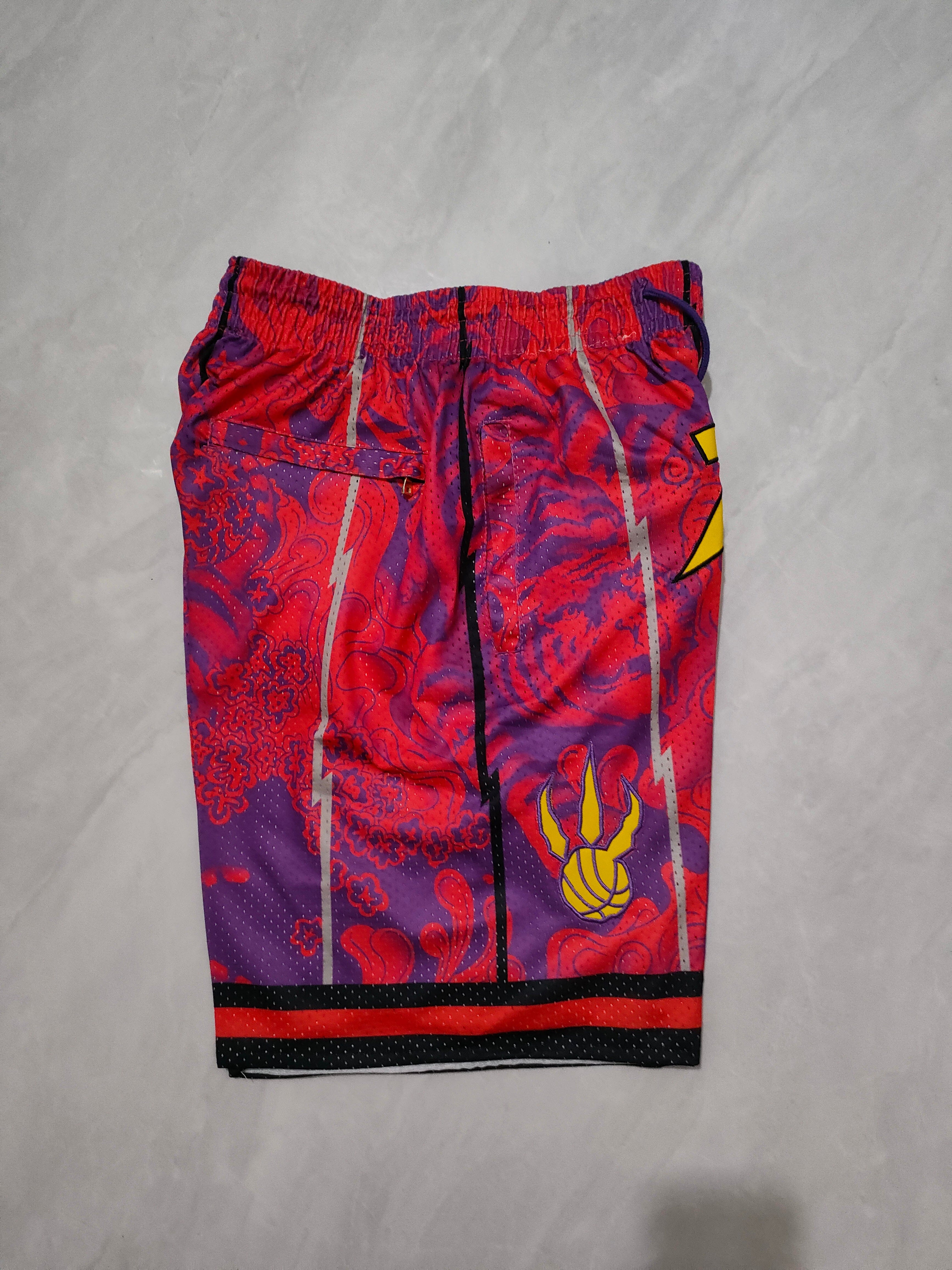 Tiger Year Raptors Purple Pocket Shorts