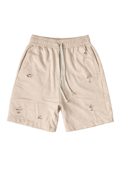 DOSA CHE Sand Distressed Shorts - 808 SECRETS