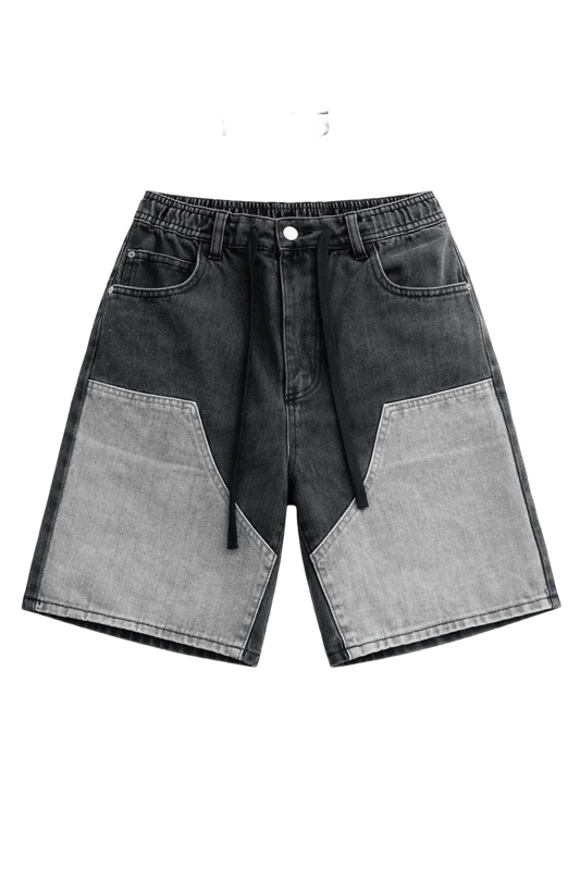 Dual Panel Denim Shorts - 808 SECRETS