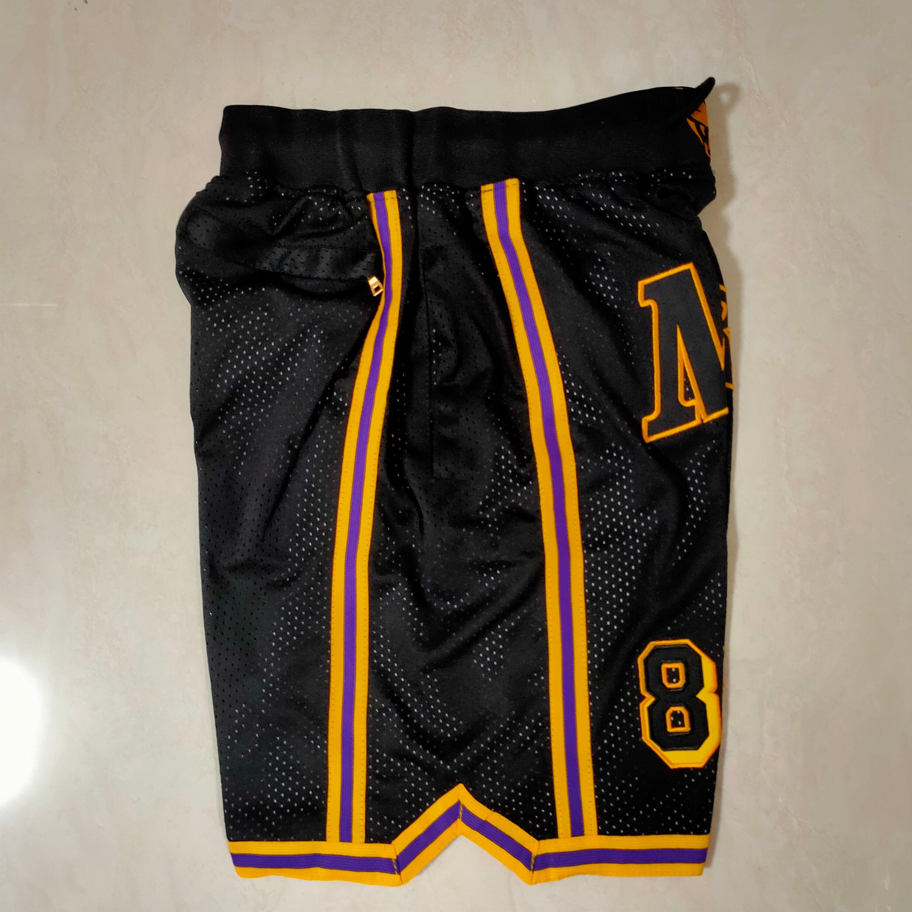 Lakers Kobe Black Mamba Pocket Shorts