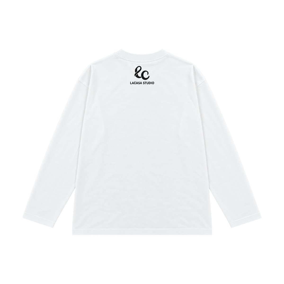 LACASA Neck Logo — חולצת בייסיק ארוכה - 808 SECRETS