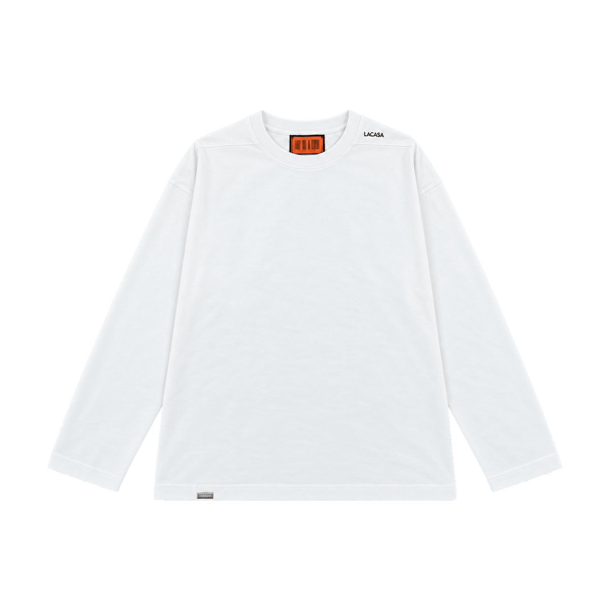 LACASA Neck Logo — חולצת בייסיק ארוכה - 808 SECRETS