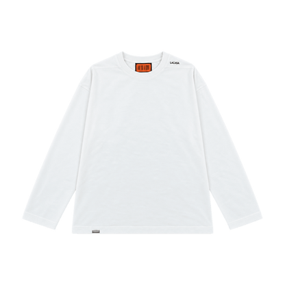LACASA Neck Logo — חולצת בייסיק ארוכה - 808 SECRETS