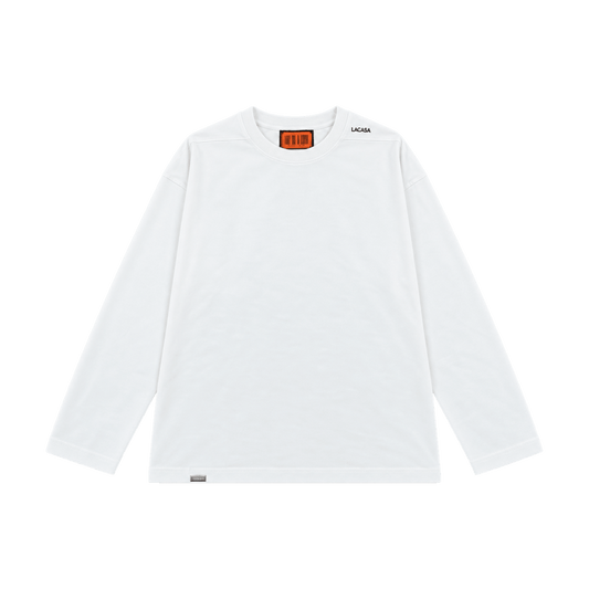 LACASA Neck Logo — חולצת בייסיק ארוכה - 808 SECRETS