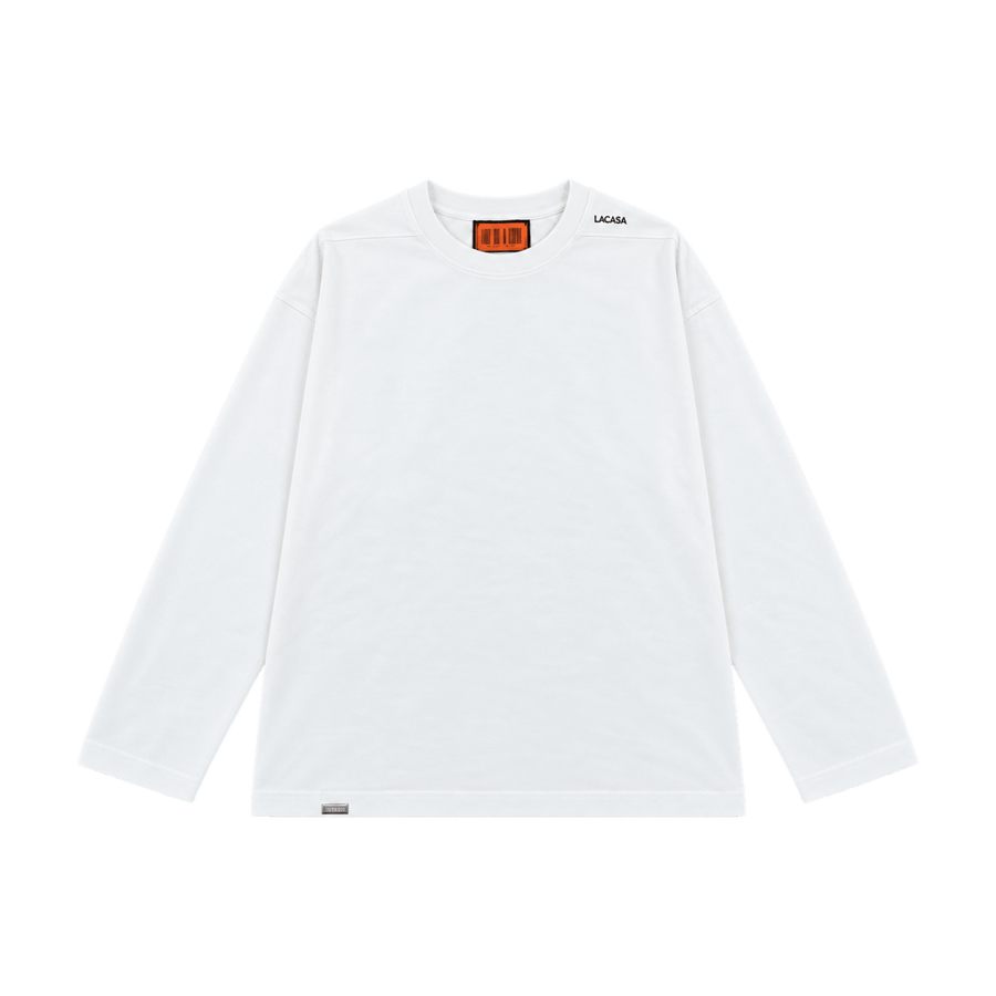 LACASA Neck Logo — חולצת בייסיק ארוכה - 808 SECRETS