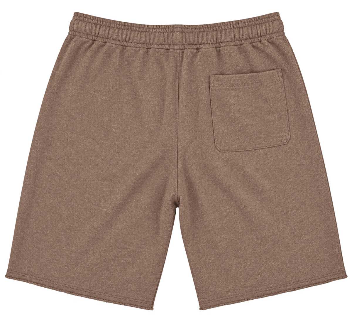 Marled Distress Shorts – ברמודה חומה עם קרעים - 808 SECRETS