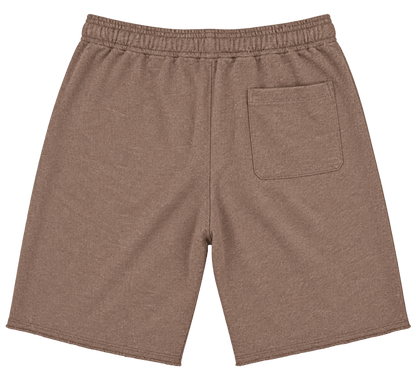 Marled Distress Shorts – ברמודה חומה עם קרעים - 808 SECRETS