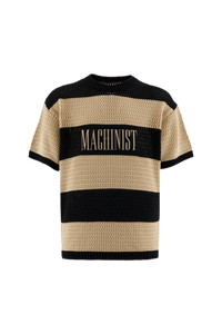 Mesh Knit T-Shirt,Relaxed Fit - 808 SECRETS