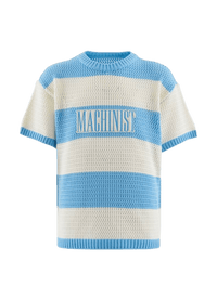 Mesh Knit T-Shirt,Relaxed Fit - 808 SECRETS