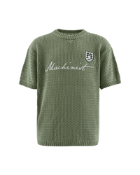 Mesh Knit T-Shirt,Relaxed Fit - 808 SECRETS