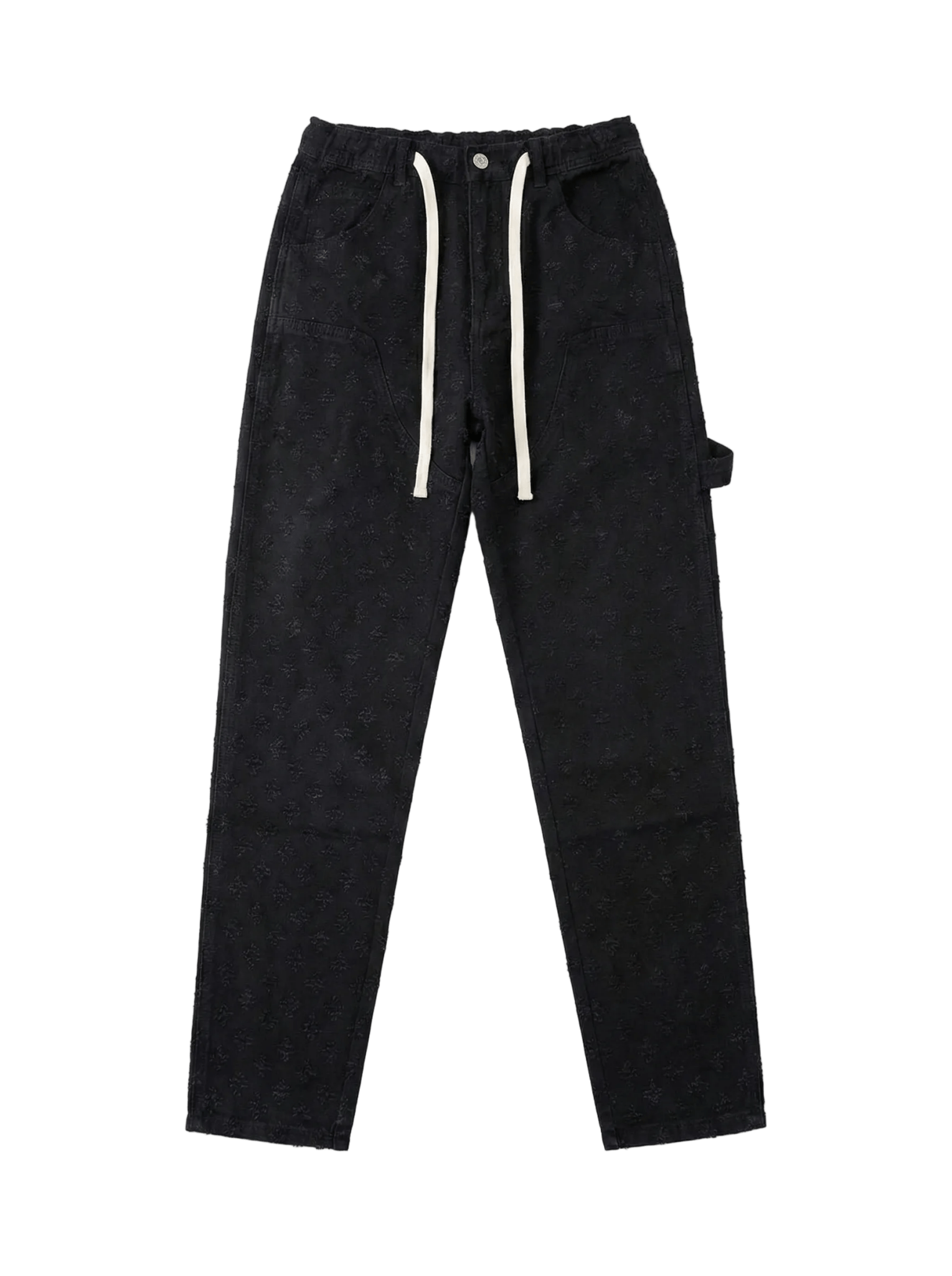 MONOGRAM PATTERN DENIM DRAWSTRING - 808 SECRETS