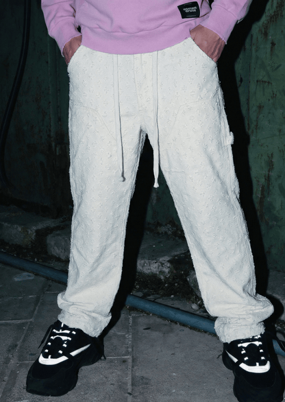 MONOGRAM PATTERN DENIM DRAWSTRING - 808 SECRETS