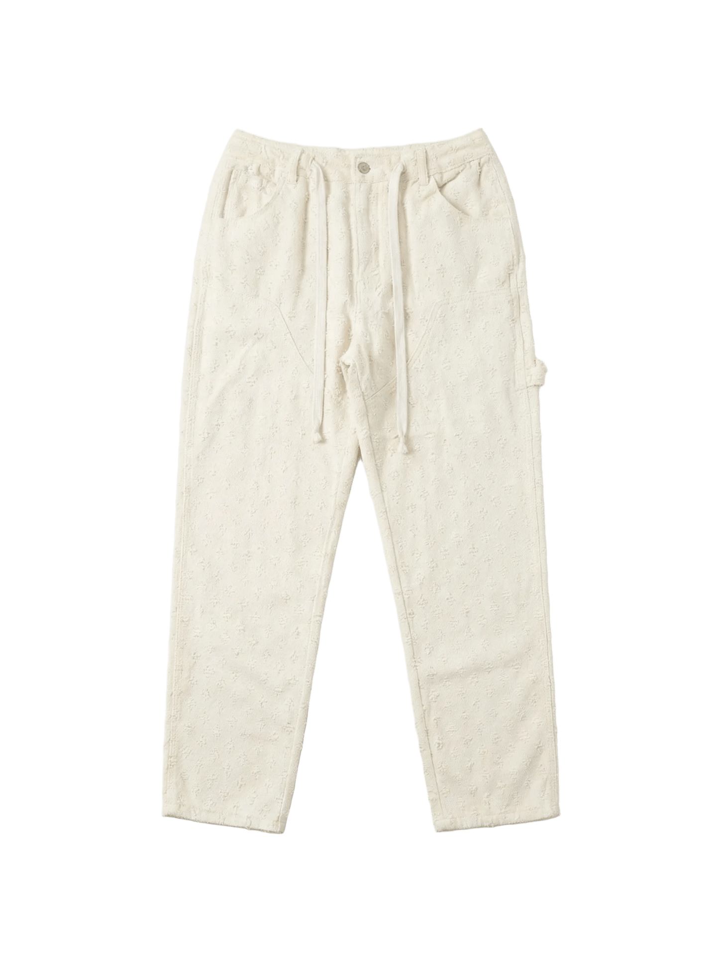 MONOGRAM PATTERN DENIM DRAWSTRING - 808 SECRETS