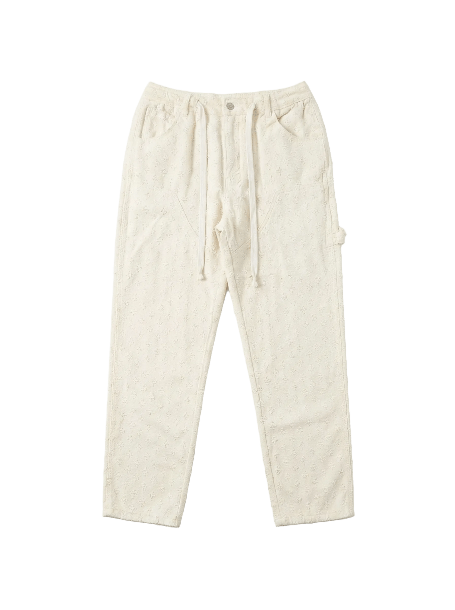 MONOGRAM PATTERN DENIM DRAWSTRING - 808 SECRETS