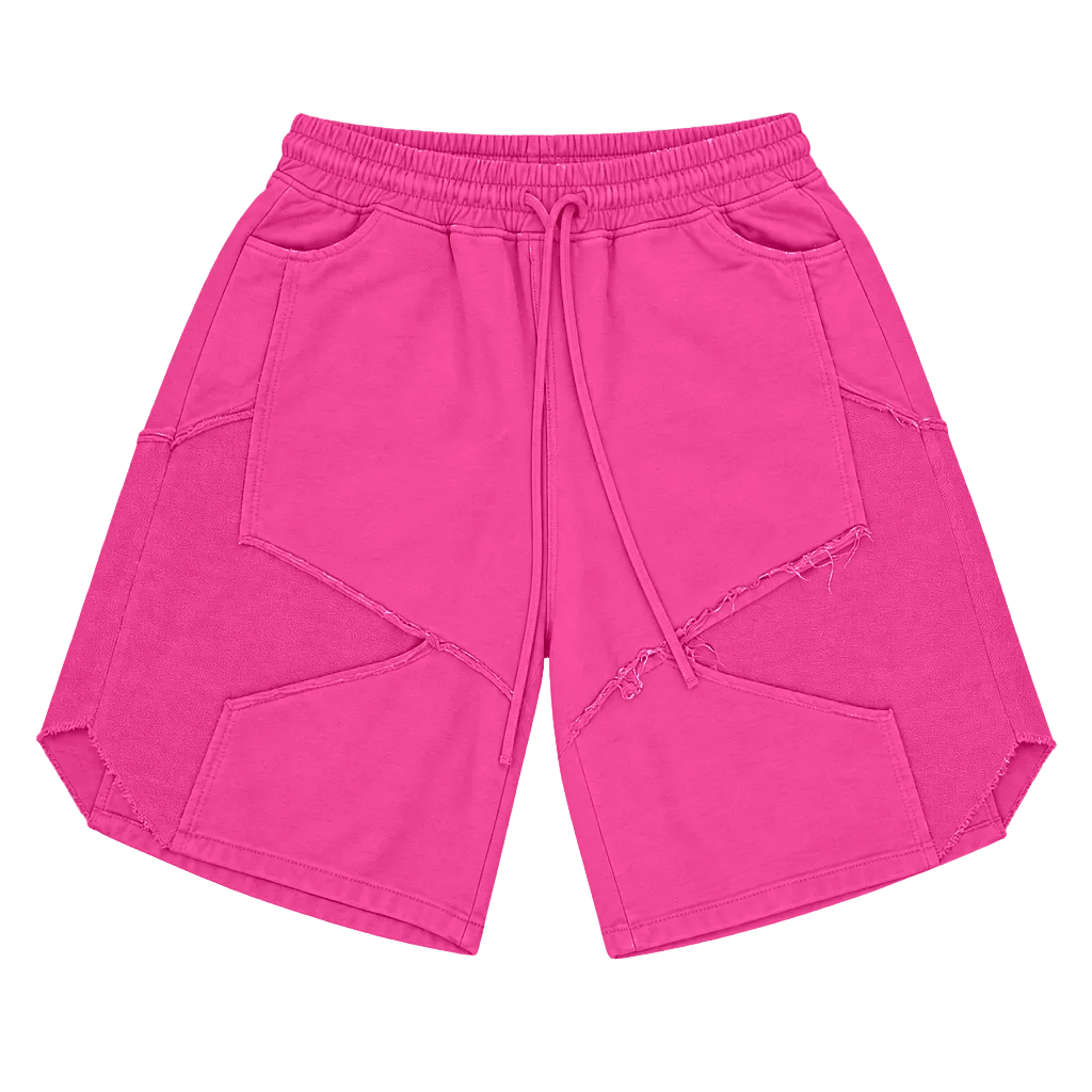 Panel Cut Shorts – מכנסי ברמודה קצרים - 808 SECRETS