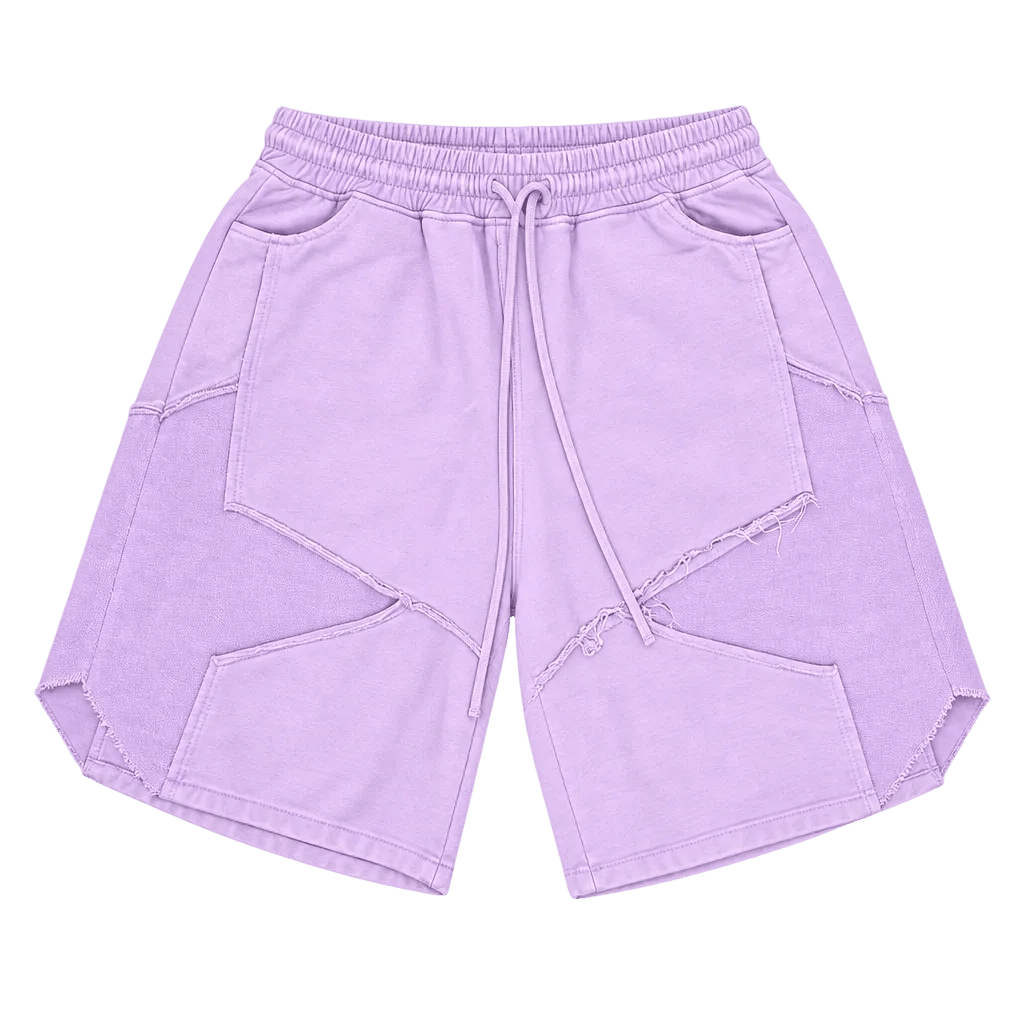 Panel Cut Shorts – מכנסי ברמודה קצרים - 808 SECRETS