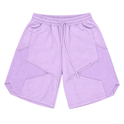 Panel Cut Shorts – מכנסי ברמודה קצרים - 808 SECRETS