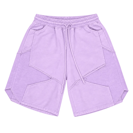 Panel Cut Shorts – מכנסי ברמודה קצרים - 808 SECRETS