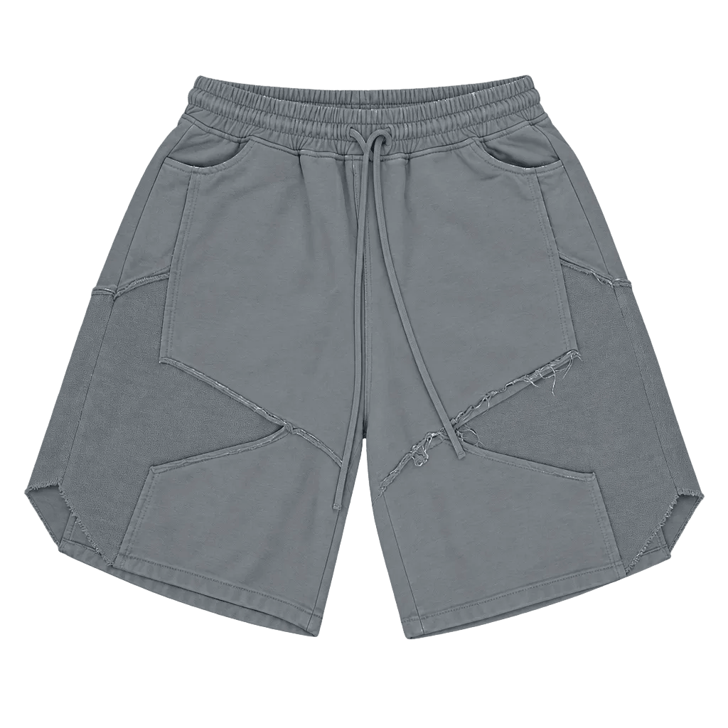 Panel Cut Shorts – מכנסי ברמודה קצרים - 808 SECRETS