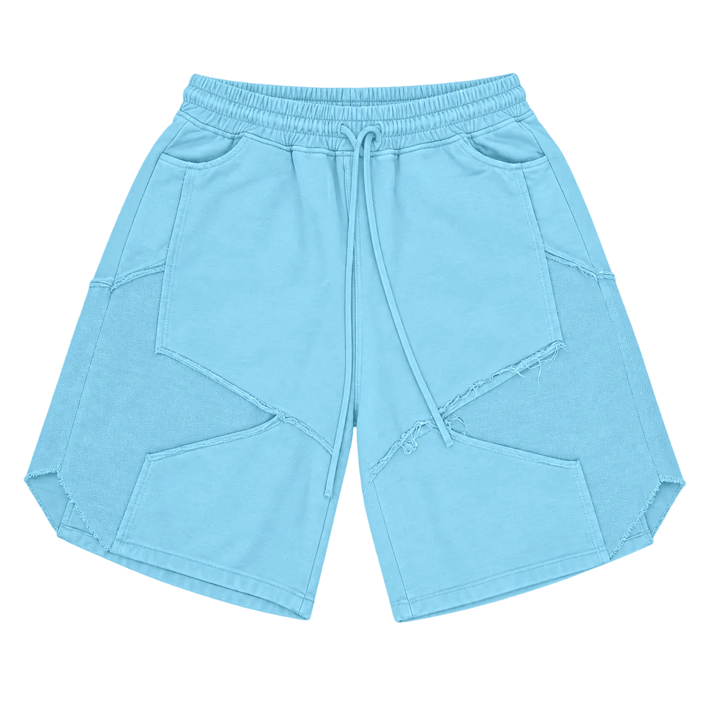 Panel Cut Shorts – מכנסי ברמודה קצרים - 808 SECRETS
