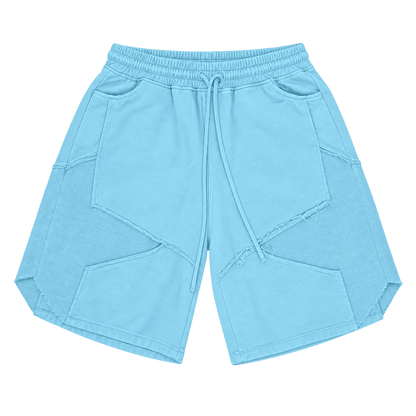 Panel Cut Shorts – מכנסי ברמודה קצרים - 808 SECRETS