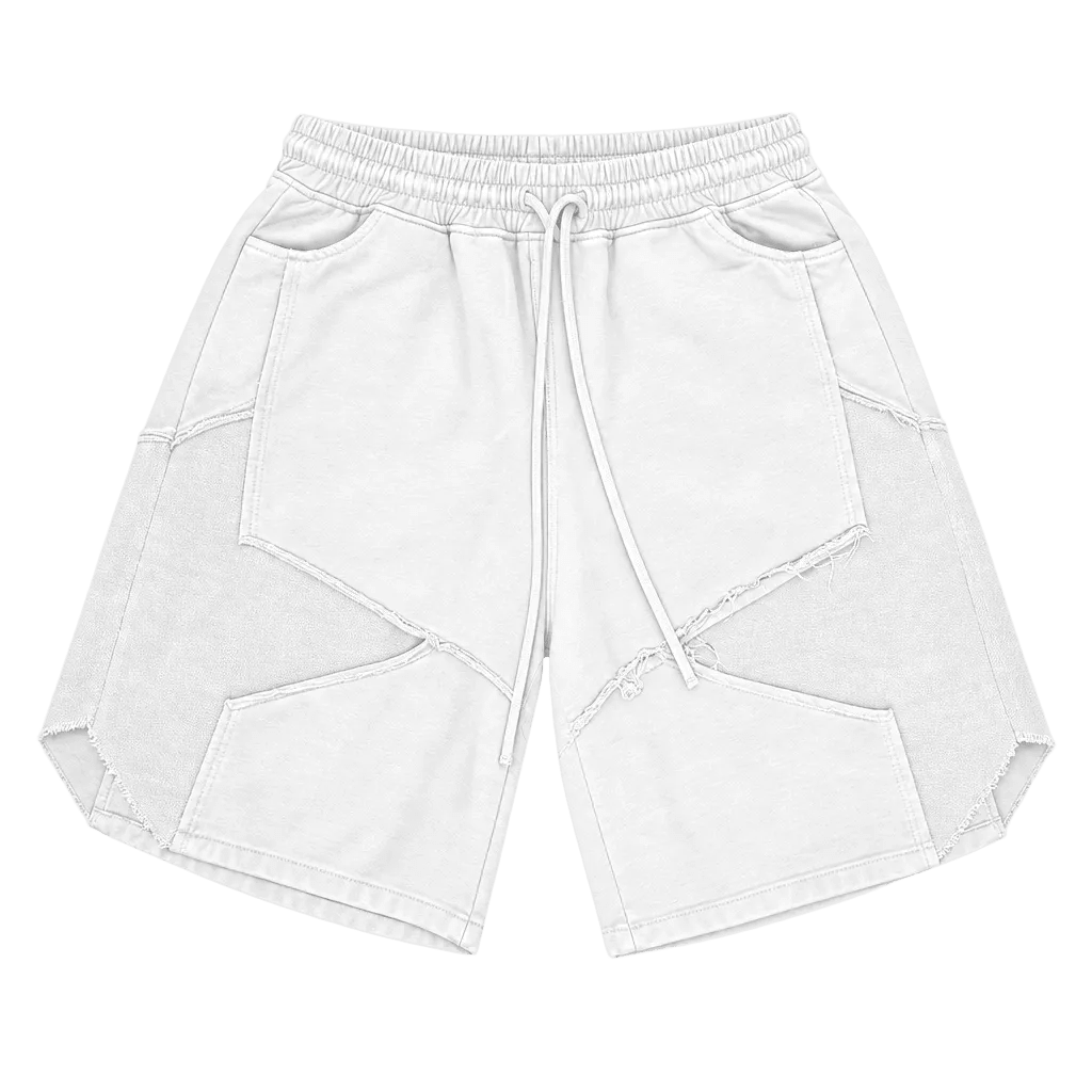 Panel Cut Shorts – מכנסי ברמודה קצרים - 808 SECRETS