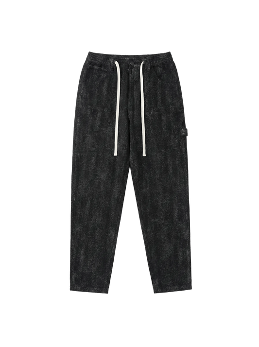 RAW DENIM DRAWSTRING PANTS - 808 SECRETS